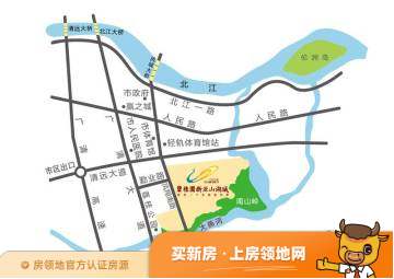 碧桂园山湖城位置交通图10