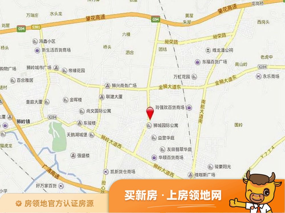 宝峰春天位置交通图1