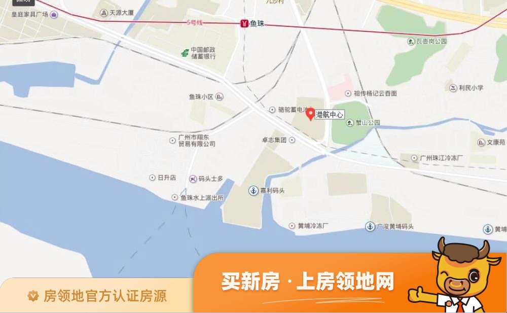 广州国际港航中心位置交通图4