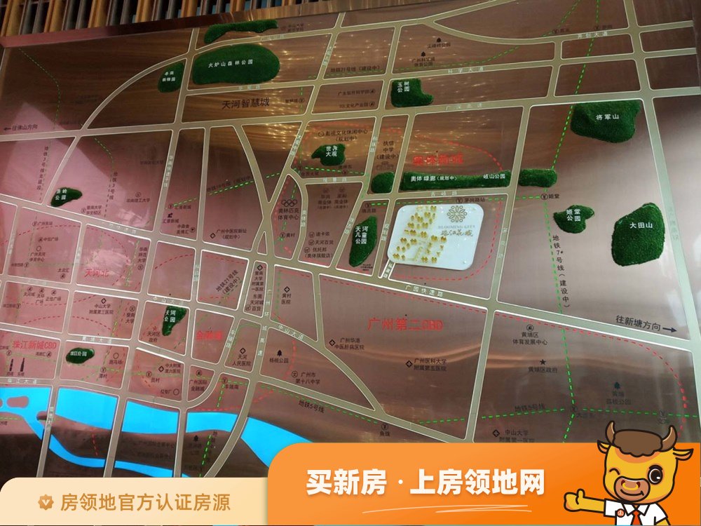 珠江花城位置交通图3