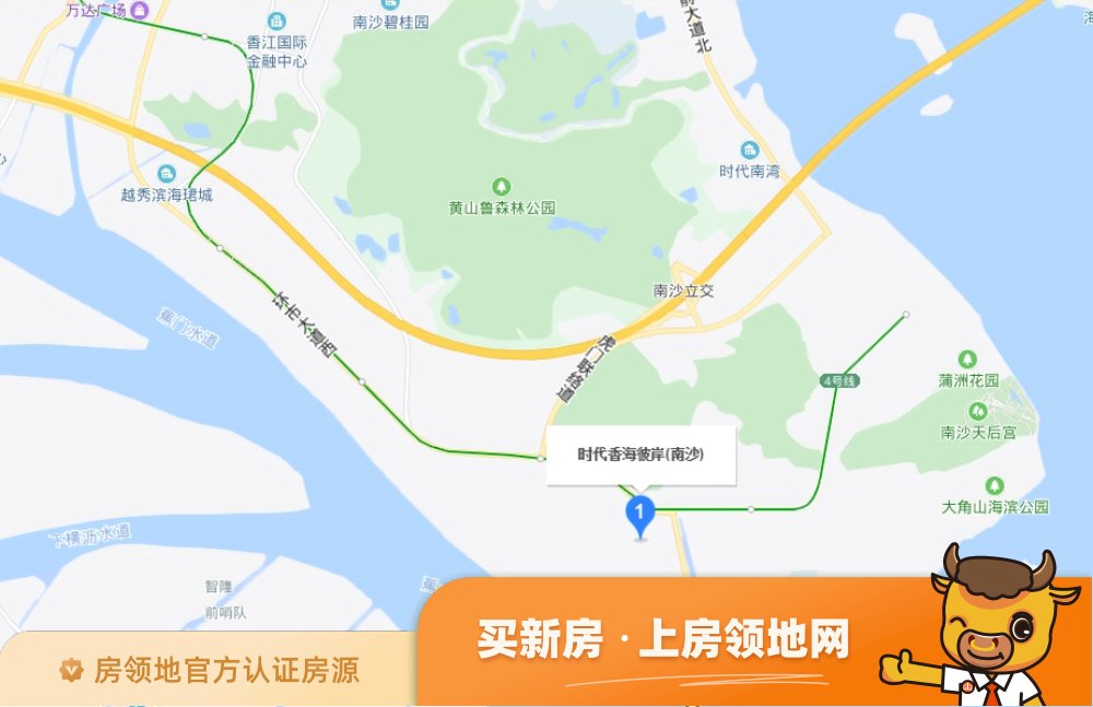 时代香海彼岸（南沙）位置交通图4