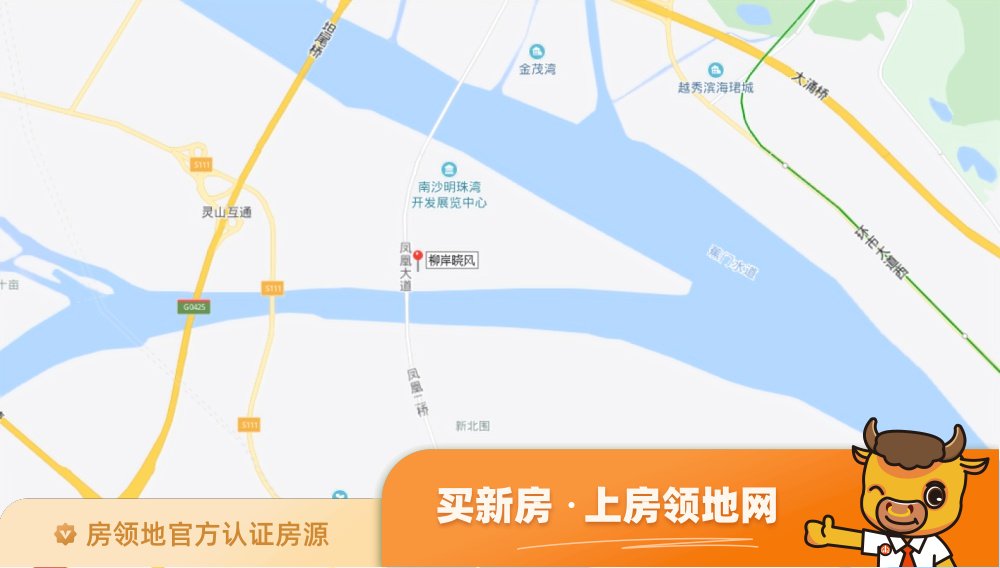 广州柳岸晓风位置交通图45