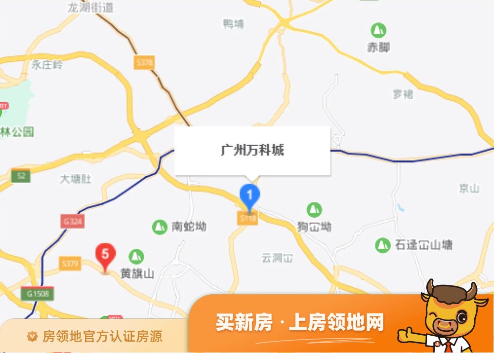 广州万科城位置交通图62