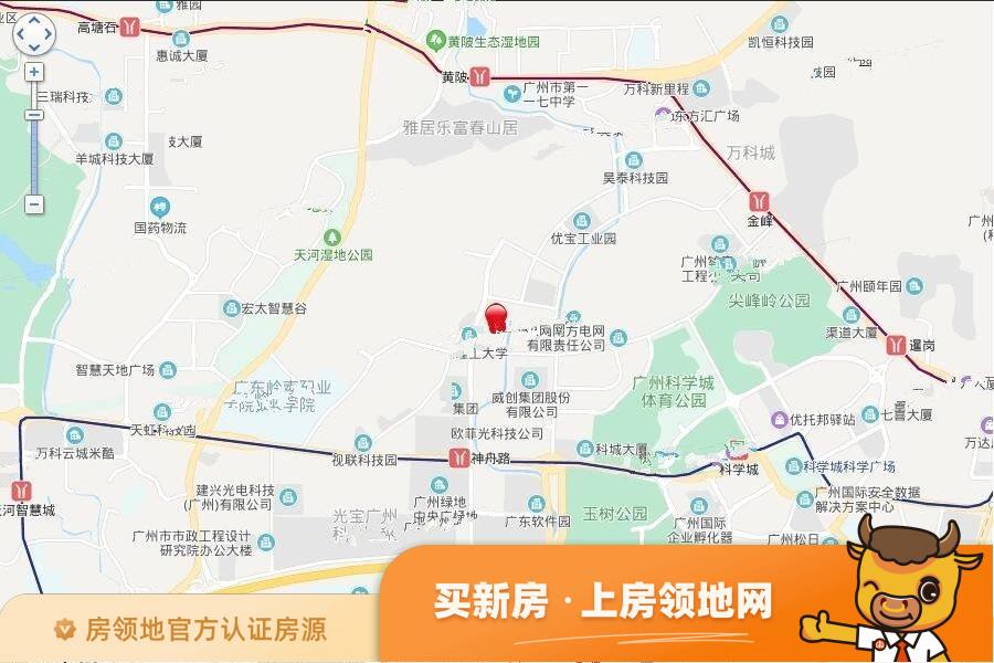 广州润慧科技园位置交通图1