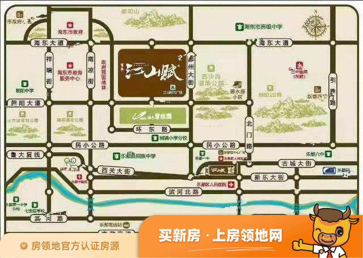 富森江山赋位置交通图1