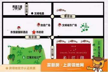 长江印位置交通图2