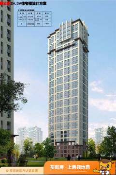 海西景苑公寓在售户型，1居、2居，建面65-105m²