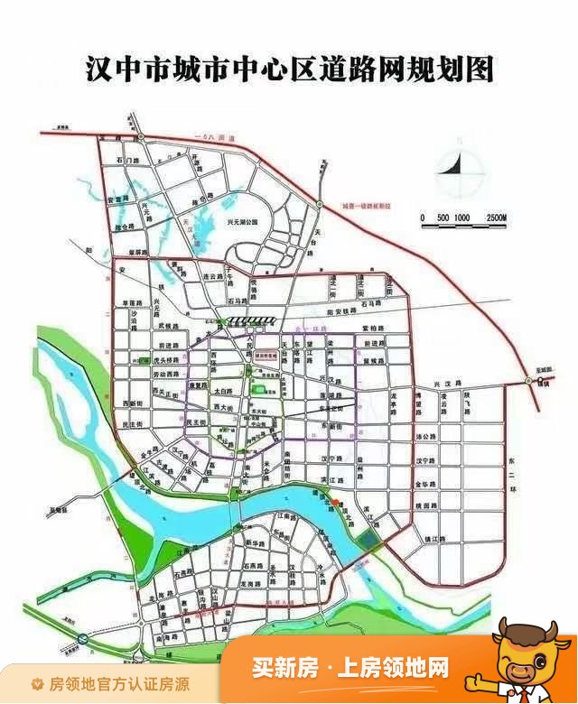 汉江森林城位置交通图14
