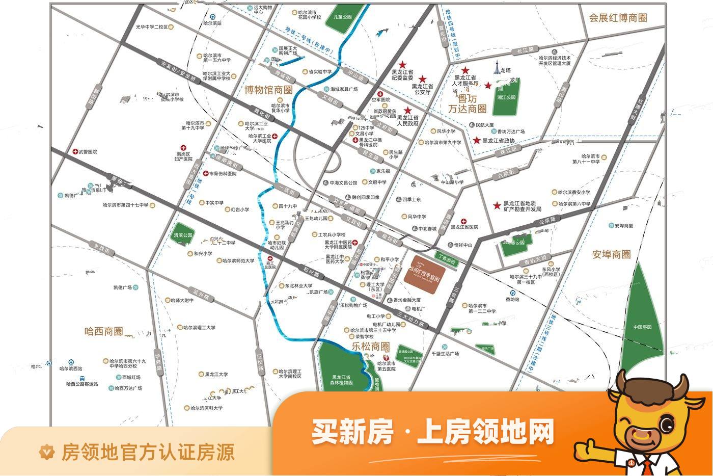 汉军冠江台位置交通图3