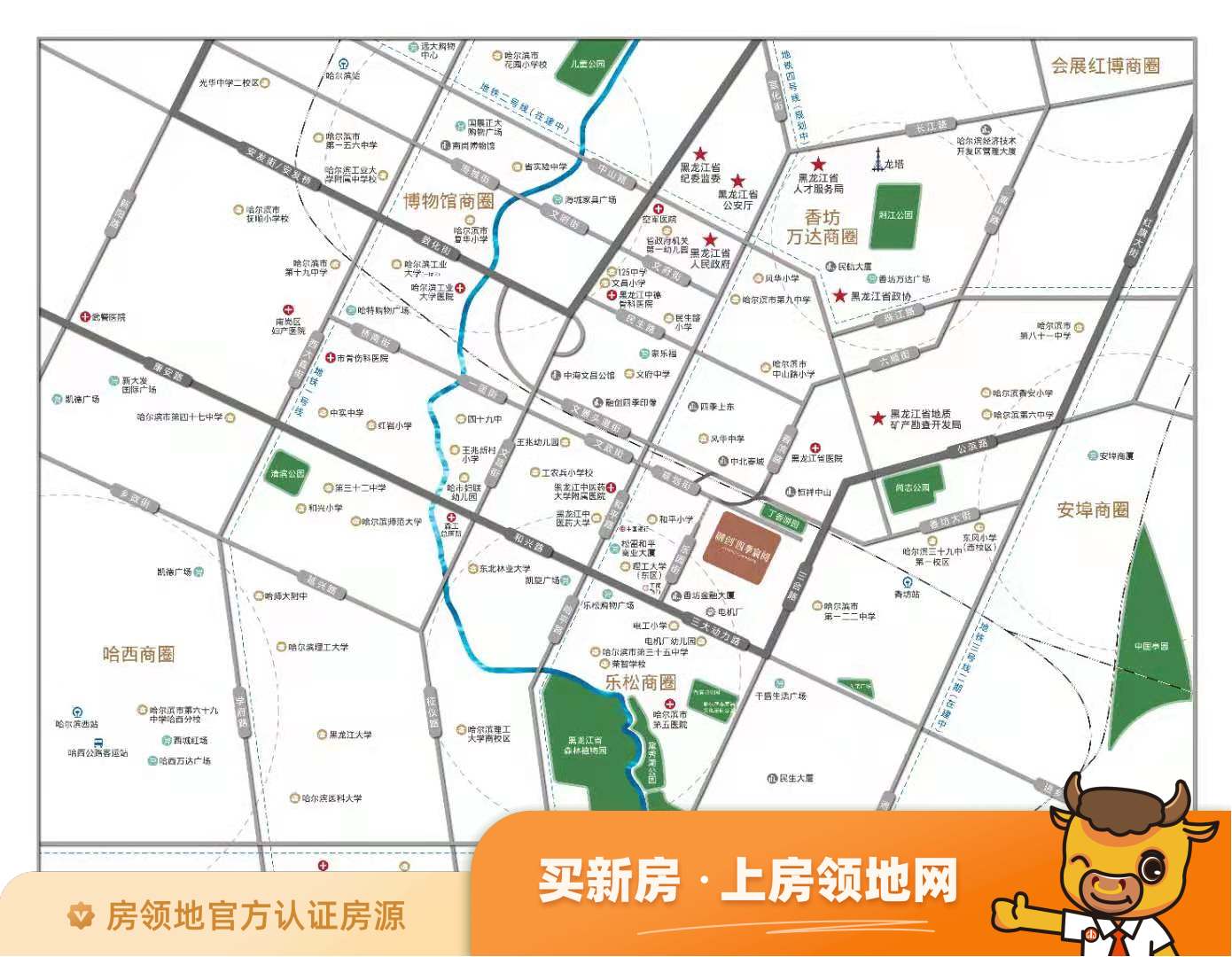 汉军冠江台位置交通图1