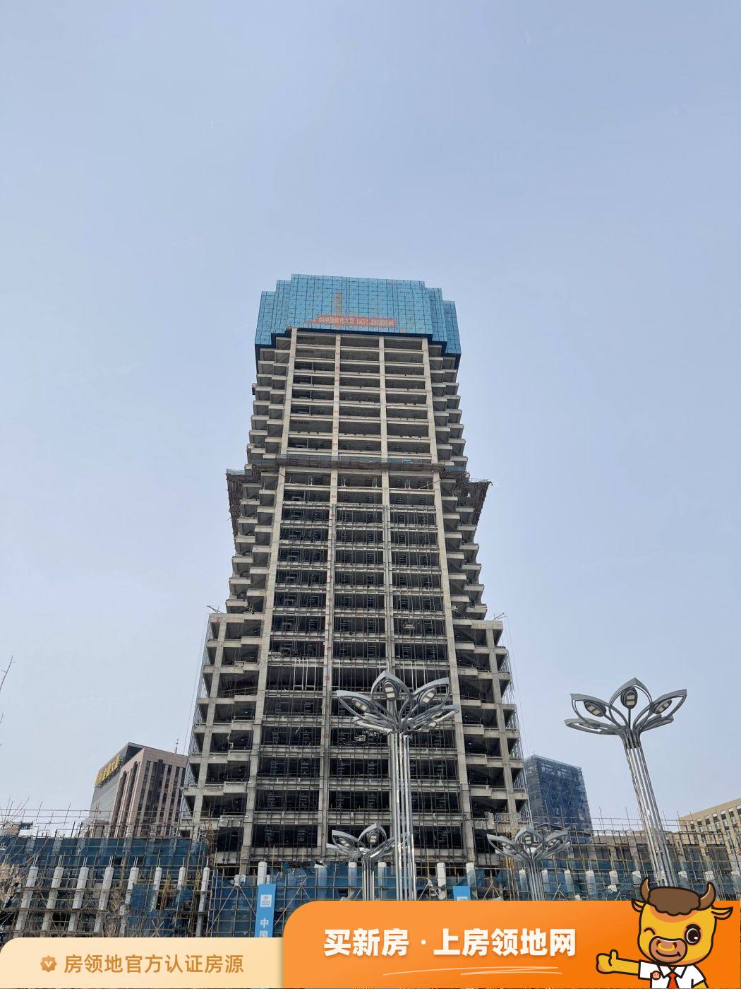 哈尔滨中融信托大厦在售户型，2居、3居，建面70-120m²