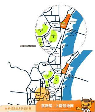 东海滨江城位置交通图42