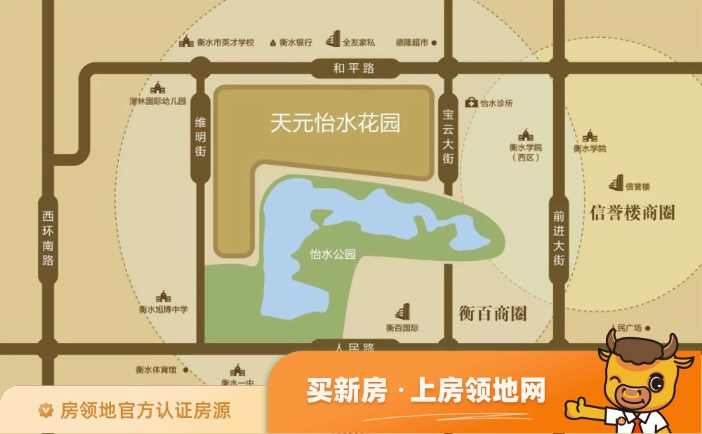 天元怡水花园四期位置交通图2