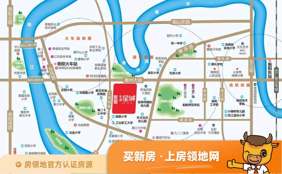 华颂星城位置交通图24