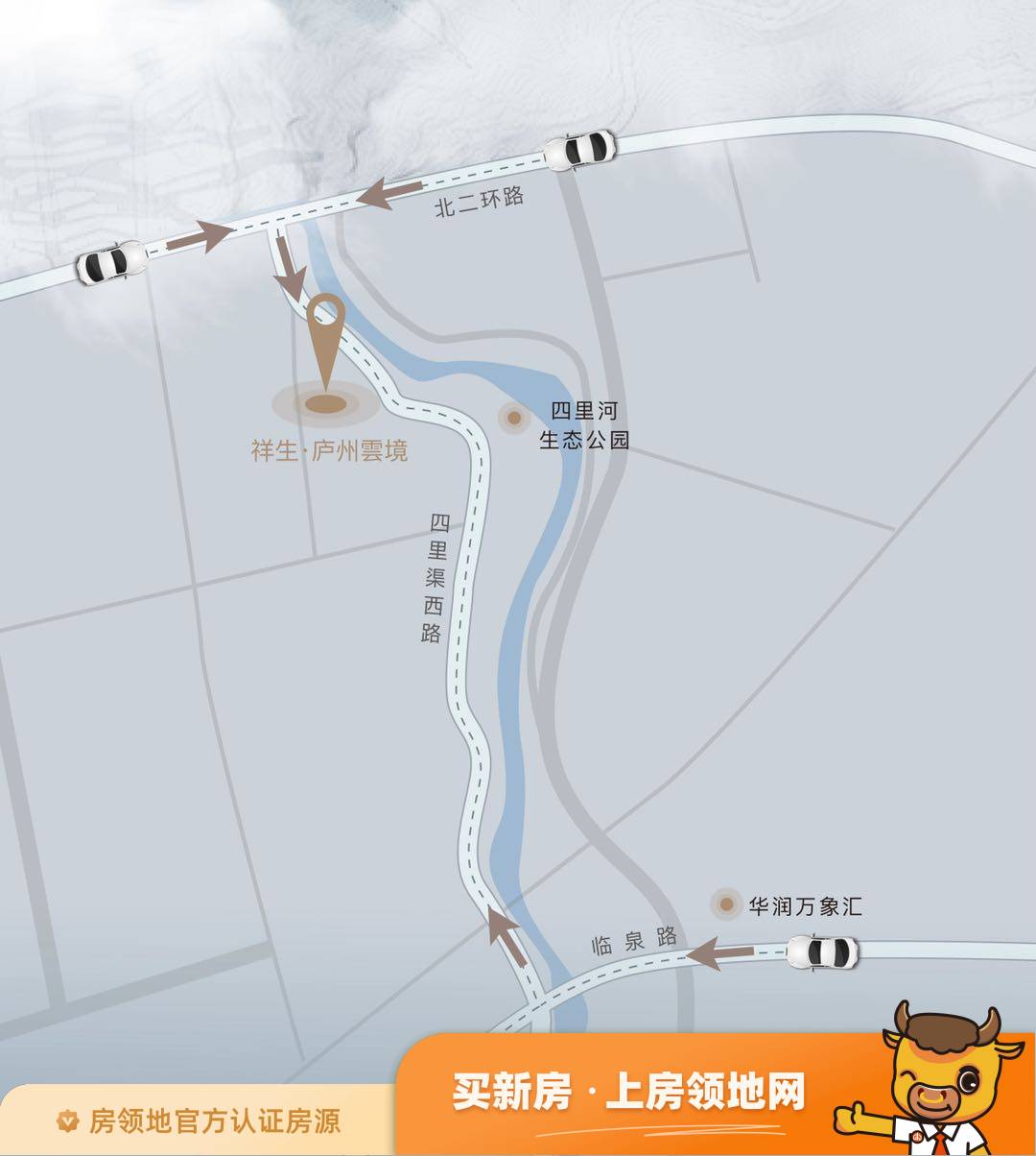 祥生庐州雲境位置交通图19