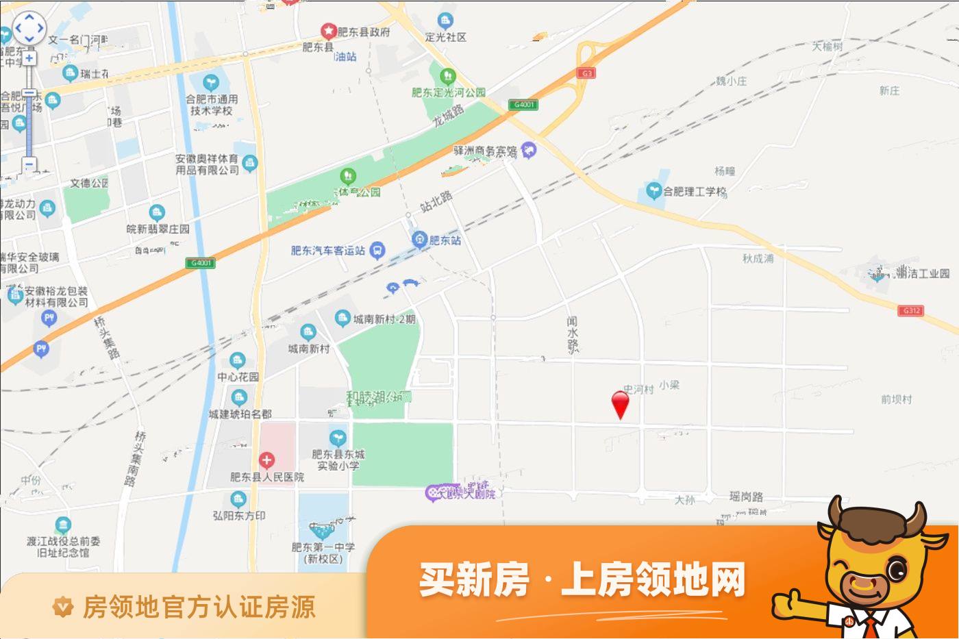 信达碧桂园位置交通图1