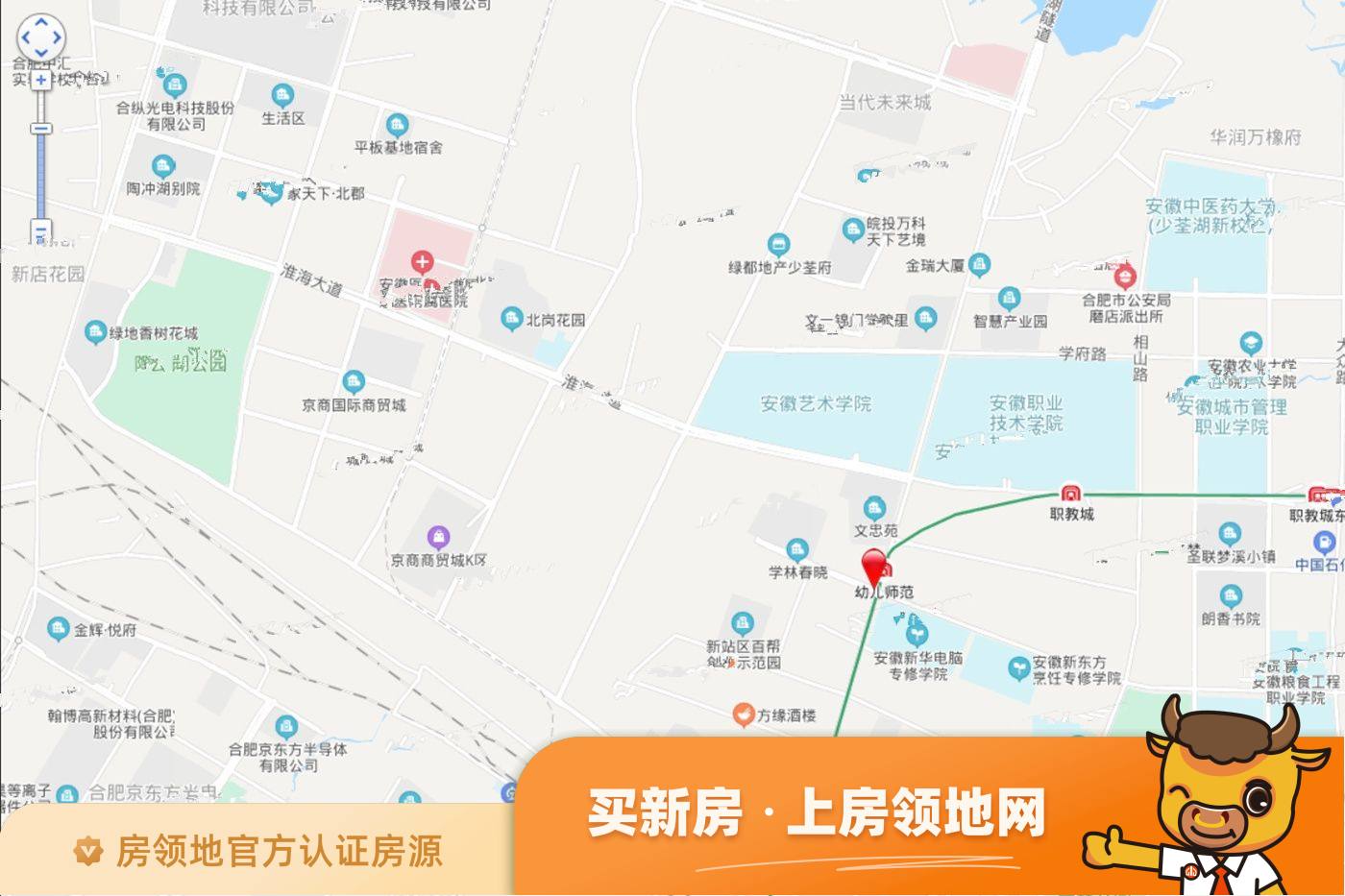 龙湖星悦广场位置交通图1