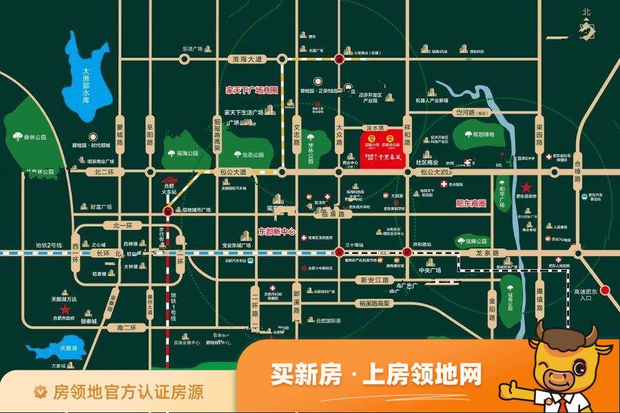 碧桂园新城十里春风商铺位置交通图13