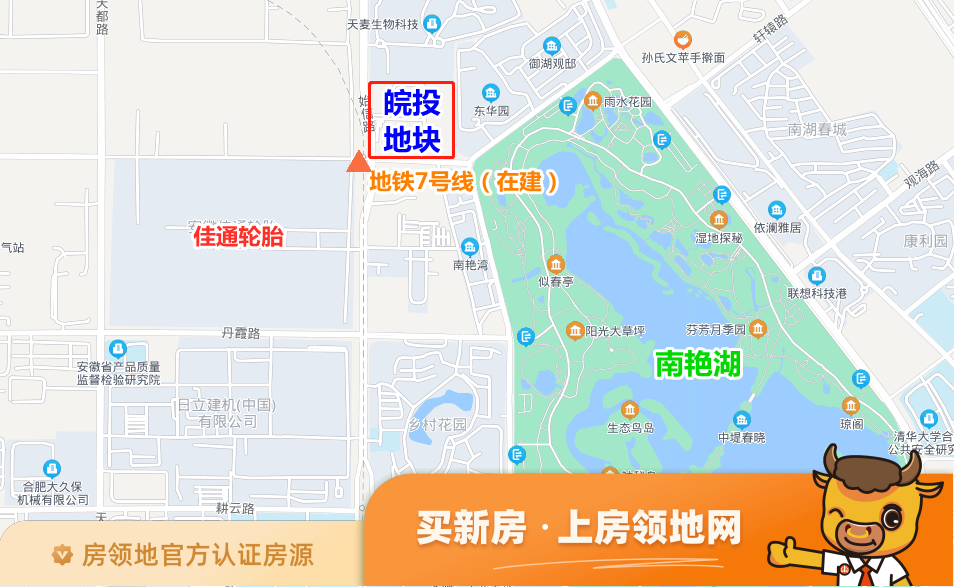 皖投云锦台位置交通图2