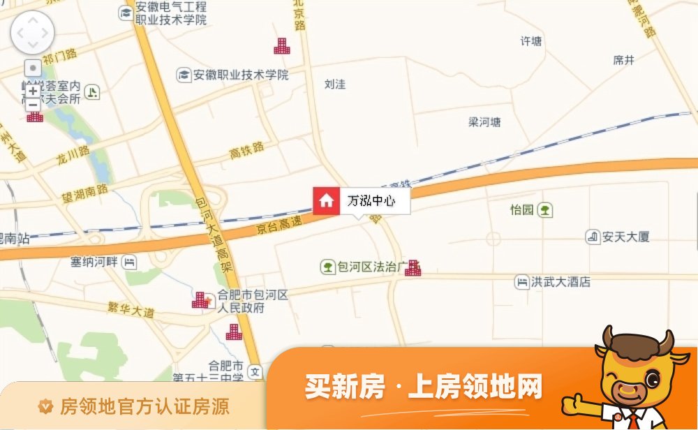 万泓中心商铺位置交通图6