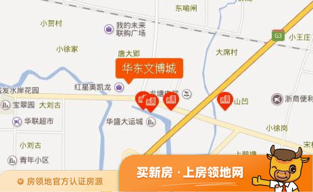 华东文博城位置交通图10