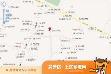 庐江中心城位置交通图1