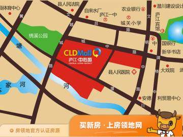 庐江中心城位置交通图50