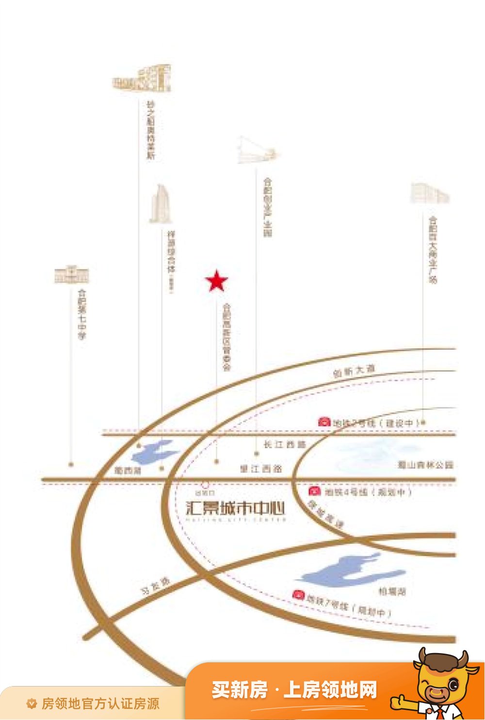 汇景城市中心位置交通图3