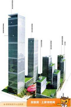 高速滨湖时代广场金融中心实景图或效果图