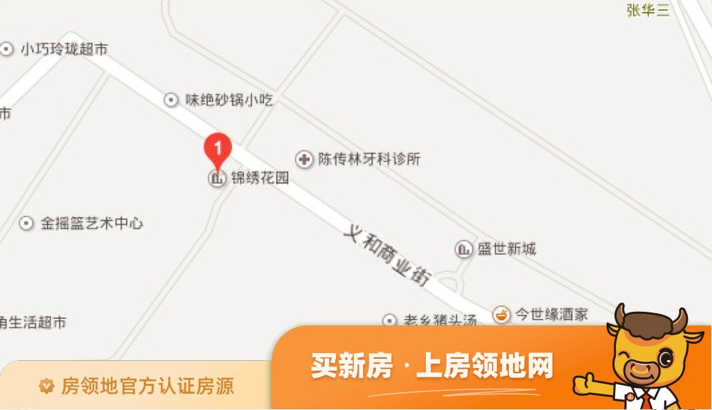 锦绣花园位置交通图2