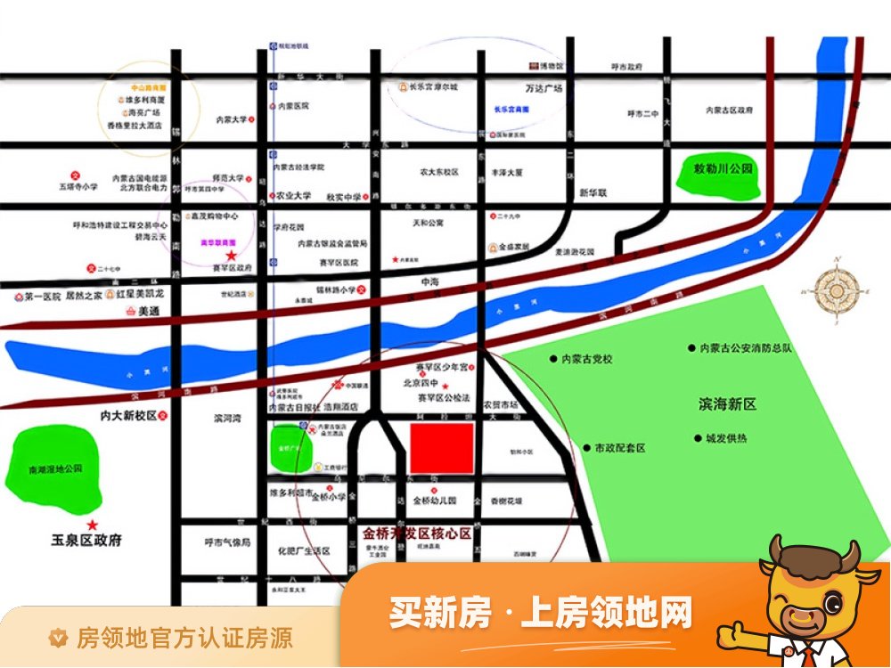华福家苑位置交通图1