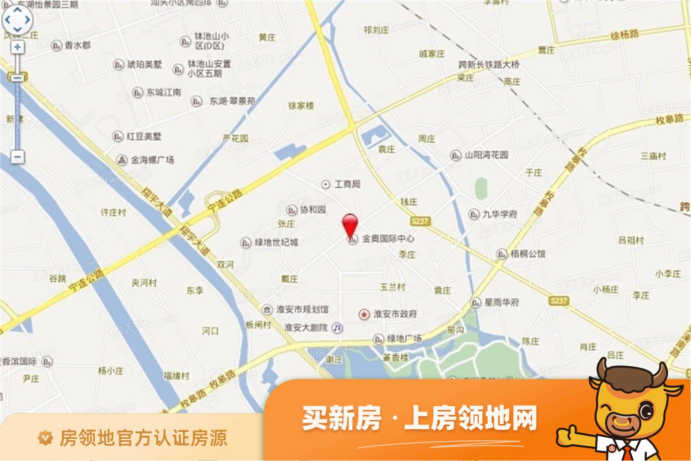 淮安金奥中心位置交通图58