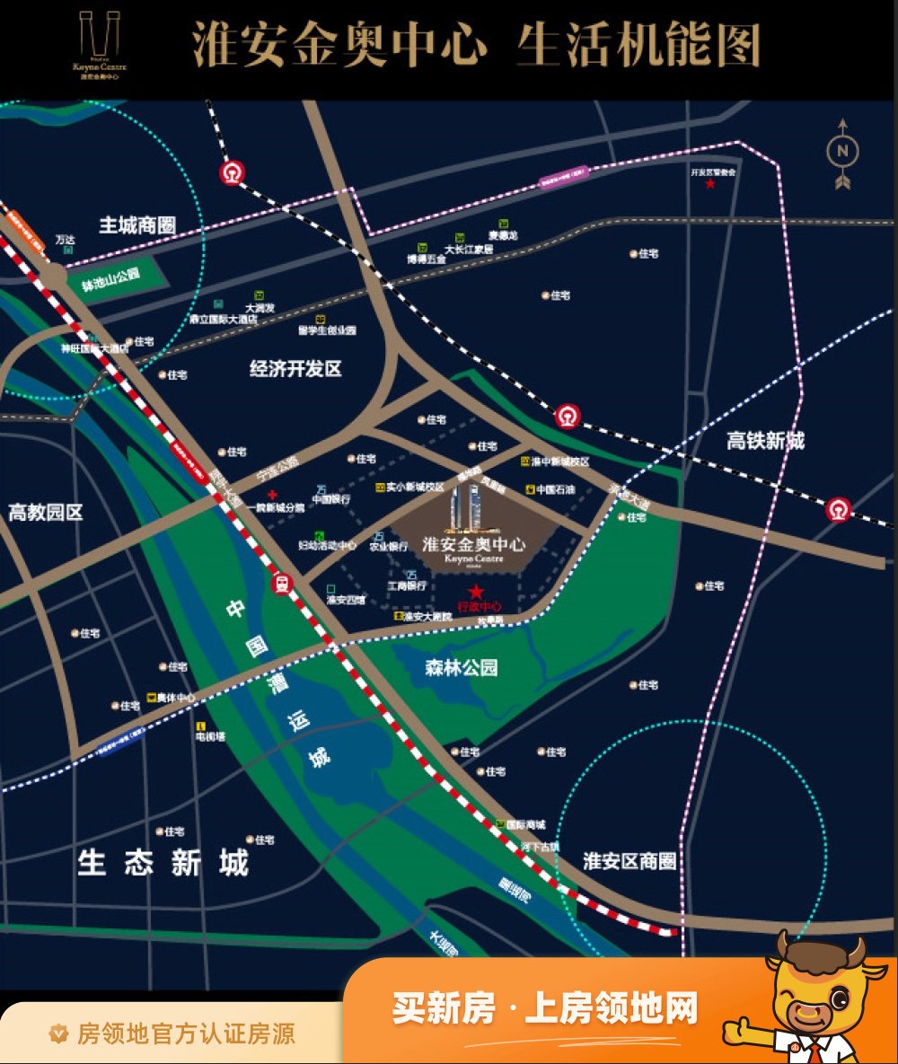 淮安金奥中心位置交通图59