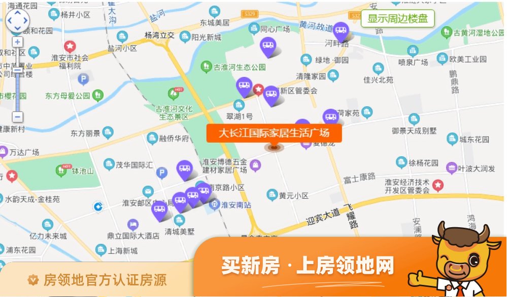大长江国际家居广场位置交通图8