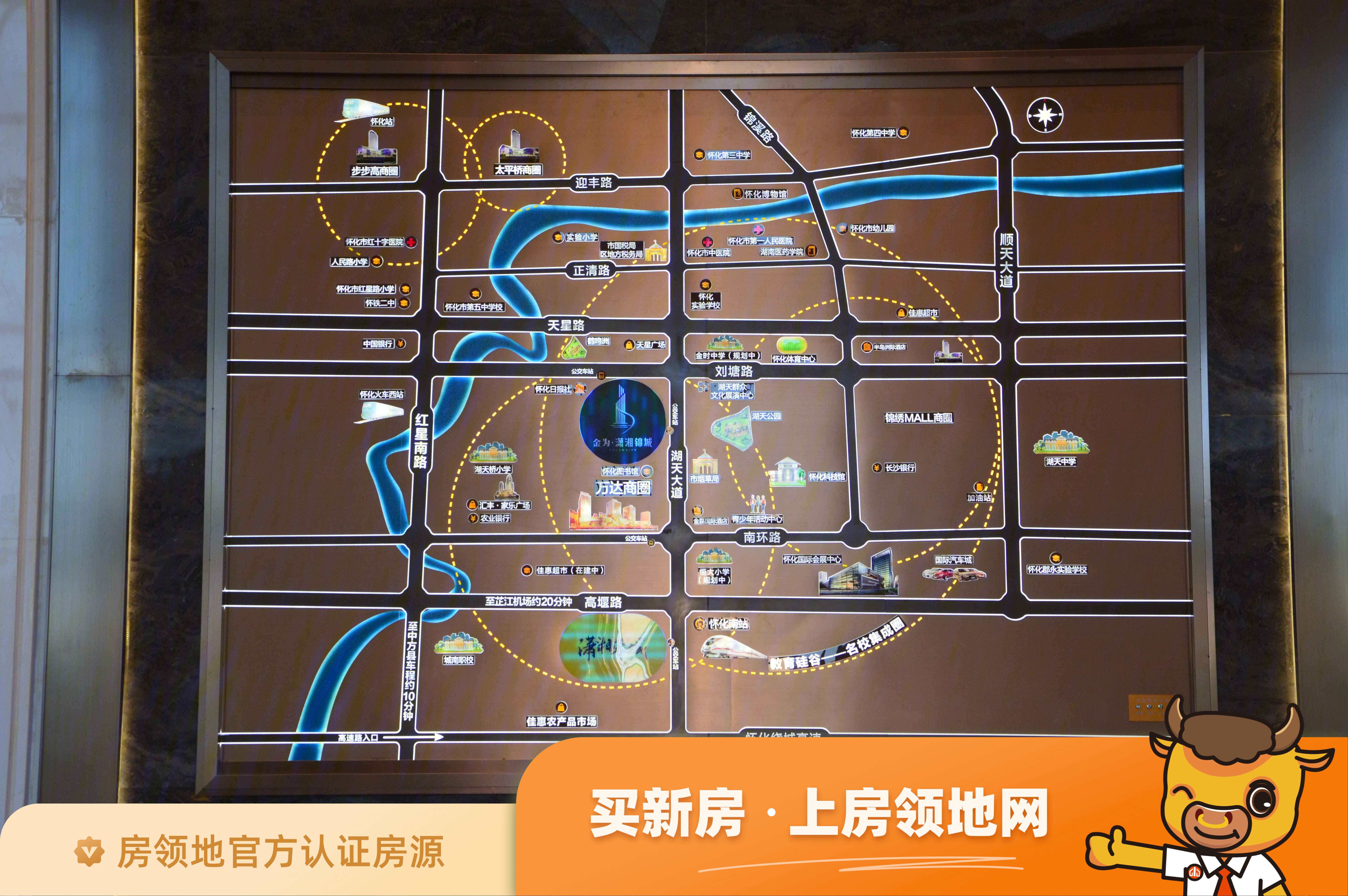 金为潇湘锦城位置交通图50