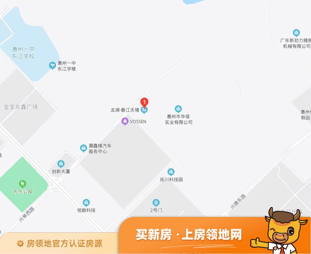 龙湖春江天境花园位置交通图5