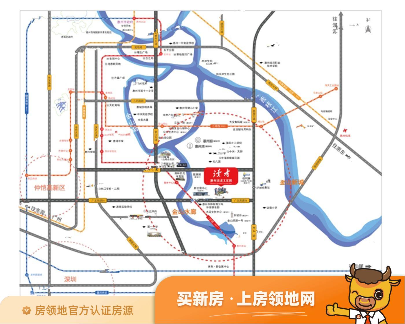 惠州读者文化园位置交通图45