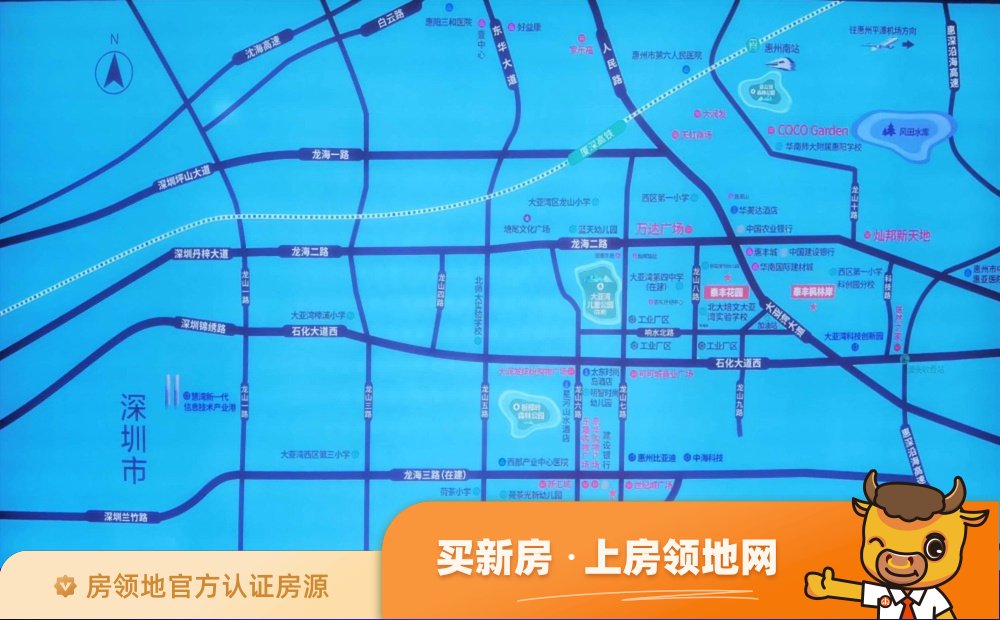 泰丰金凤园位置交通图4