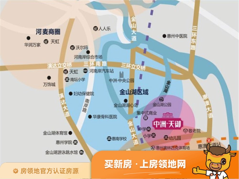 中洲天御位置交通图3