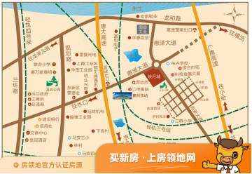 弘泰映月城位置交通图2