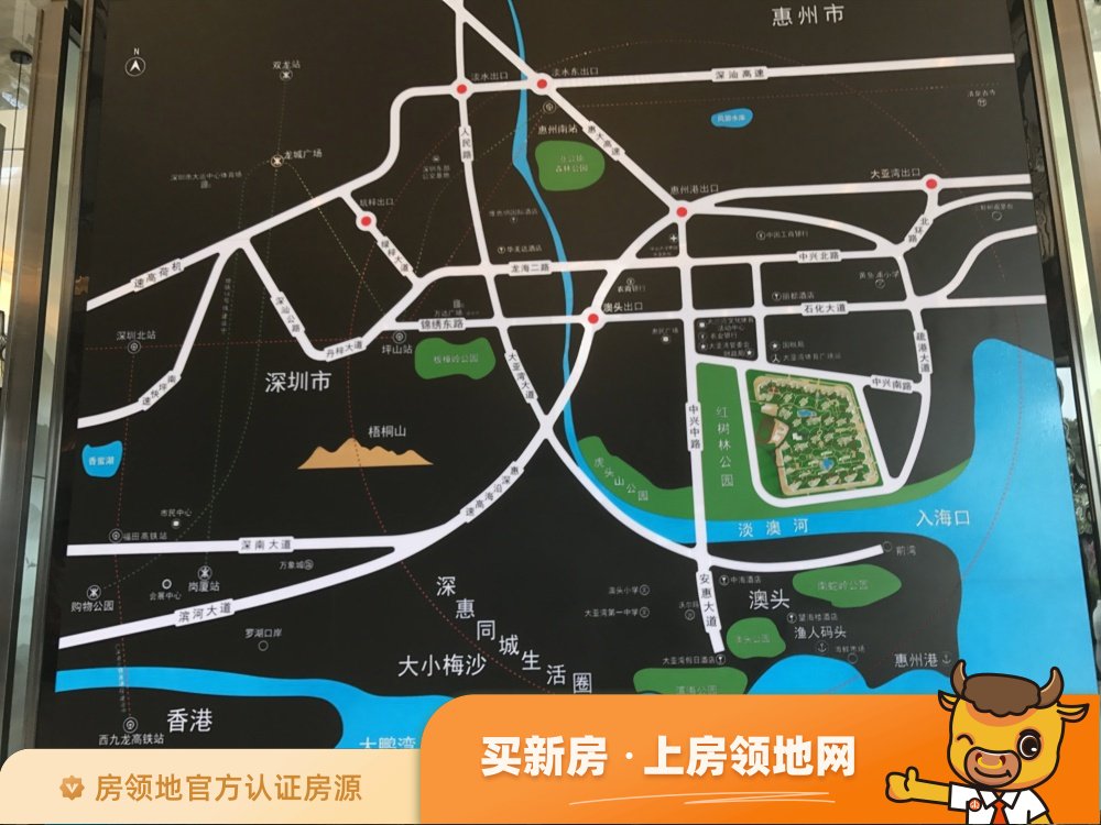 碧桂园太东天樾湾位置交通图1