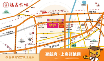 福鑫公馆位置交通图2