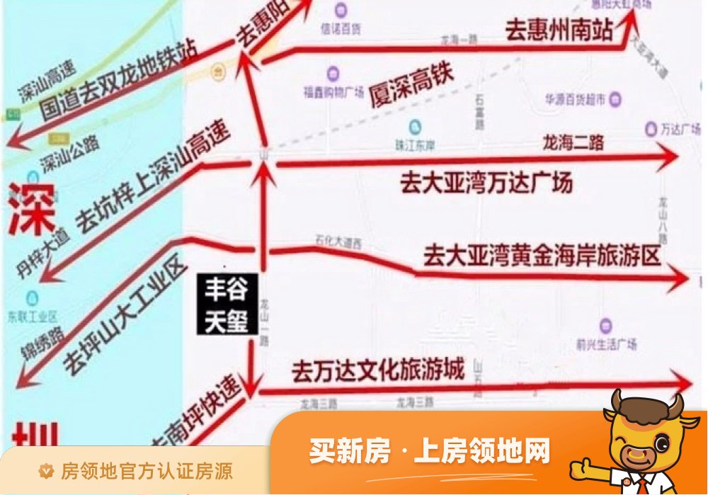 丰谷天玺位置交通图3