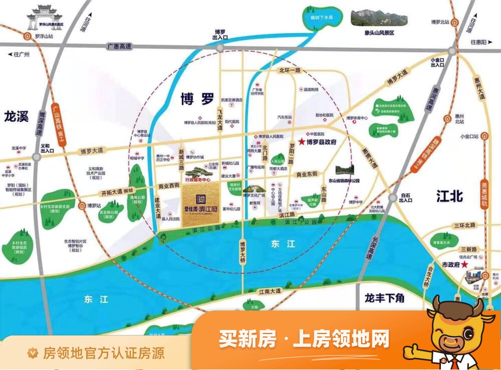 碧桂园滨江府位置交通图49