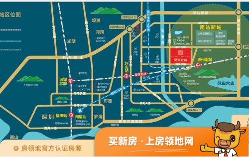 惠州星河荣域位置交通图1