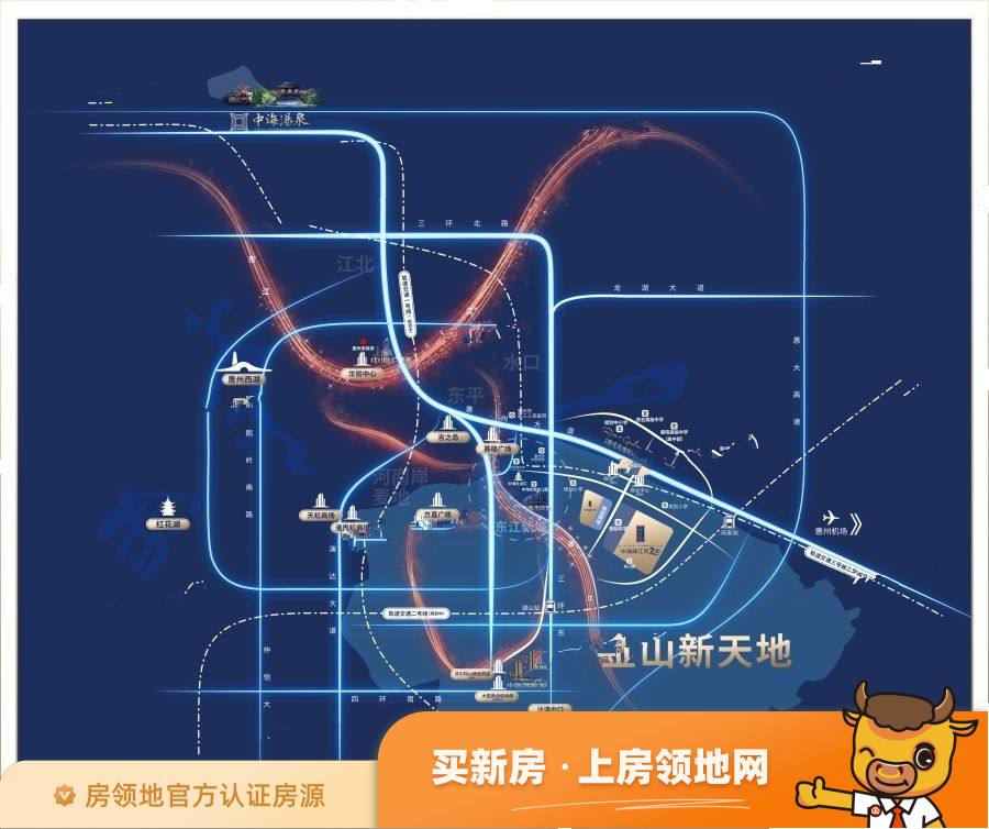 中海阅江府位置交通图5