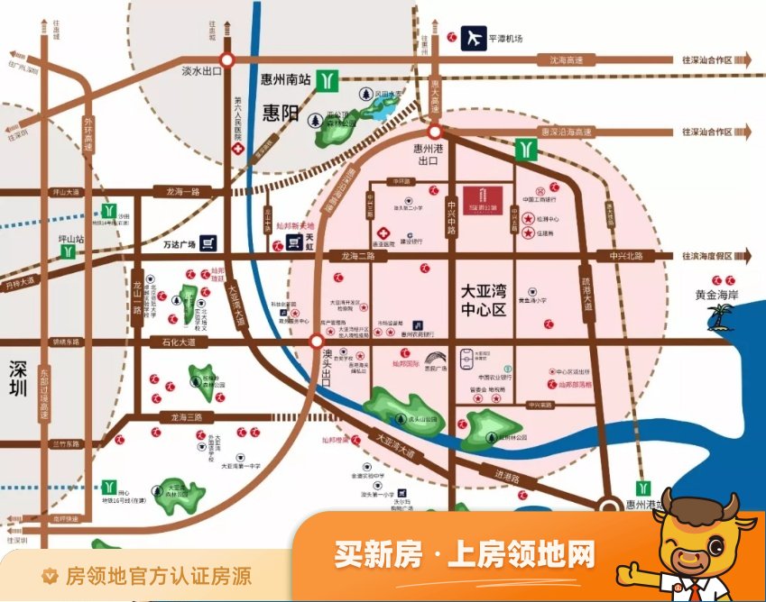 灿邦珑玥公馆位置交通图4