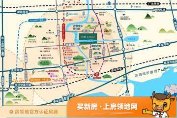 中洲河谷花园位置交通图5