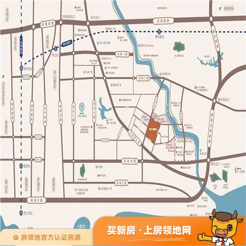 泰丰枫林岸位置交通图2