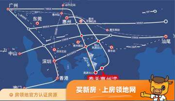 泰禾惠州湾位置交通图1